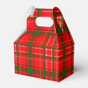 Ballotins Design de Motif de Noël Tartan rouge