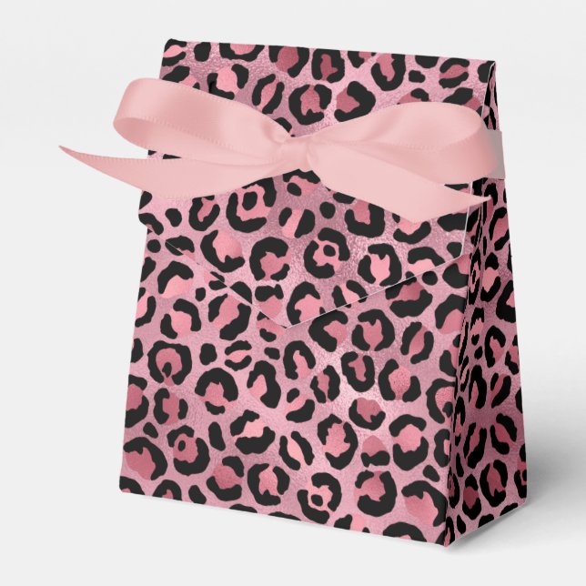 Ballotins Design de série Leopard rose et or 2 (Verso)