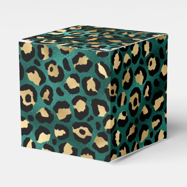 Ballotins Design turquoise et Gold Leopard Series 3 (Verso)
