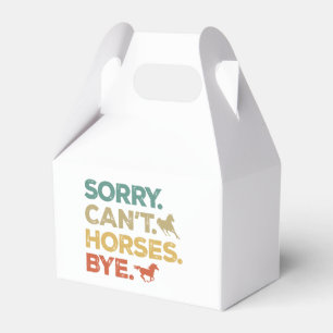 Ballotins Désolé ne peut pas chevaux au revoir