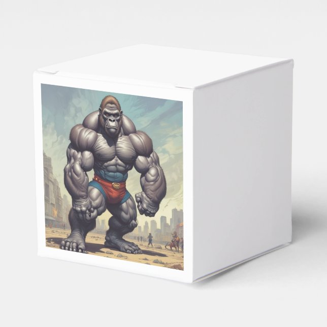 Ballotins Dessin d'art pop de Gorilla Bodybuilder (Verso)