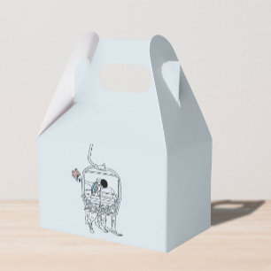 Ballotins Dessin de ski de mariage d'hiver