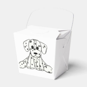 Ballotins Dessin simple de contour de chien en peluche dalma