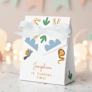 Ballotins Deux animaux sauvages safari anniversaire de enfan