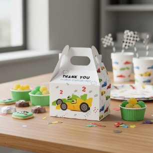 Ballotins Deux Enfants de 2e anniversaire Rapide Racing Cars