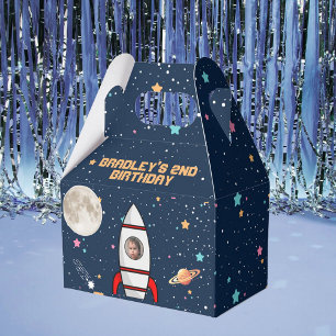 Ballotins Deux lune Rocket Ship 2e anniversaire Photo