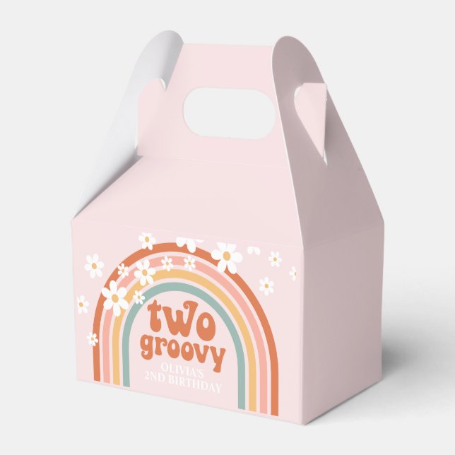 Ballotins Deux marguerite Super boho floral arc-en-ciel 2e a (Verso)