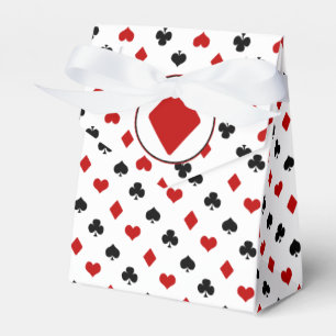 Ballotins Diamant rouge du thème   de carte de jeu du thèm