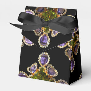 Ballotins Diamants d'améthyste violet Emeralds bijoux