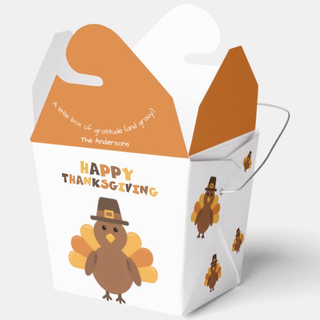 Ballotins Dinde Orange Jaune de Thanksgiving Gros Restes  (Ouvrir)