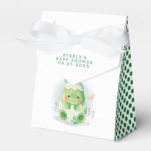 Ballotins Dinosaur Egg Cute Watercolor Baby shower garçon