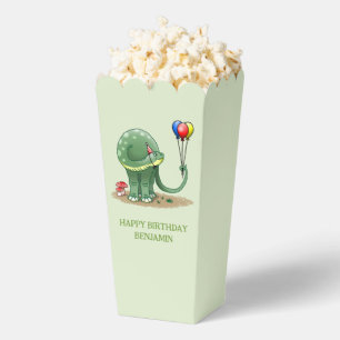 Ballotins Dinosaure avec Popcorn Trois Ballons