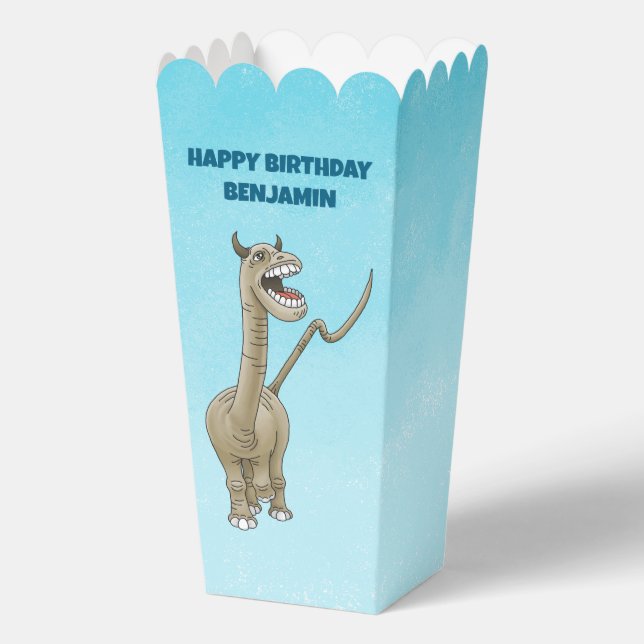 Ballotins Dinosaure avec un message d'anniversaire (Recto)