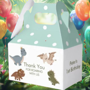 Ballotins dinosaure boho vert