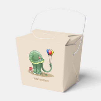 Ballotins Dinosaure tenant trois ballons
