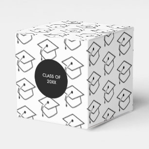 Ballotins Diplômé Moderne 2020 Motif Noir et Blanc