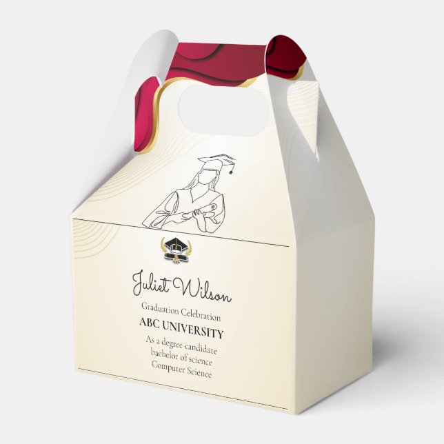 Ballotins Diplôme universitaire audacieux début élégant (Verso)