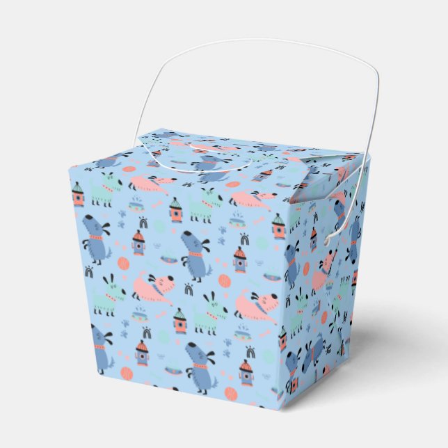 Ballotins Doggy Take - Out Boxes - Cute Dog Art - Personnali (Verso)