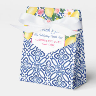 Ballotins Dolce Vita Lemons Mariage aux fleurs roses