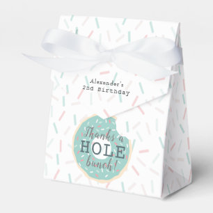 Ballotins Donut vert Merci un tas de trous Anniversaire