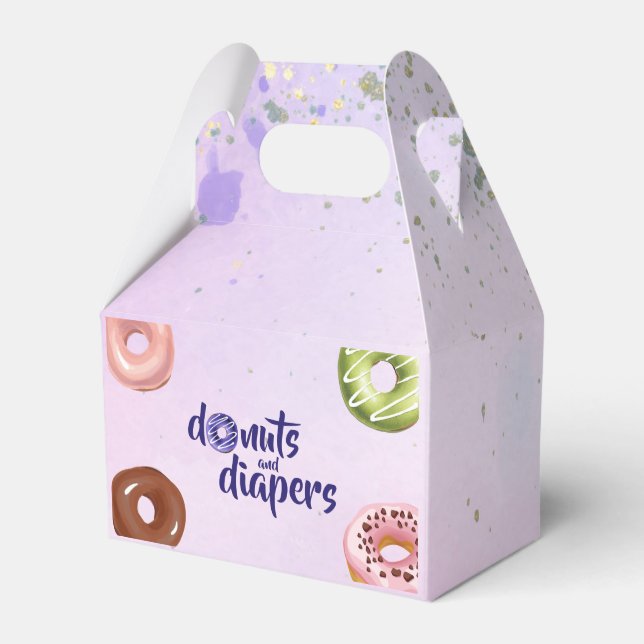 Ballotins Donuts et Diapeurs Bébé Sprinkle Douche (Verso)