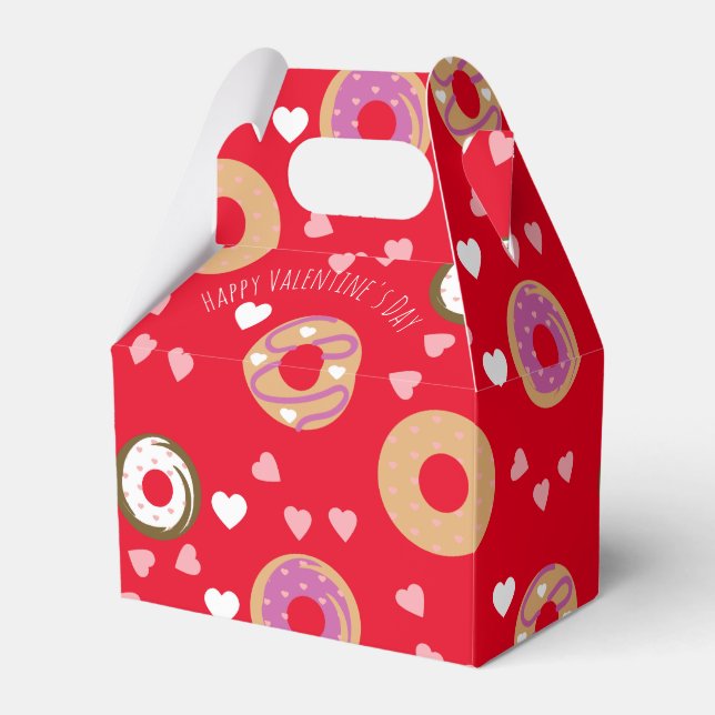 Ballotins Donuts Saint-Valentin  Cœurs Rouge Rose    (Verso)