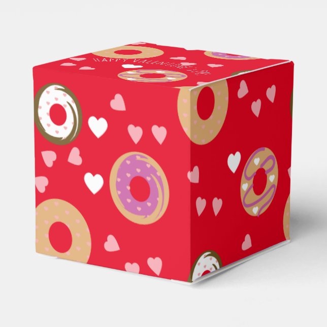 Ballotins Donuts Saint-Valentin  Cœurs Rouge Rose (Arrière)