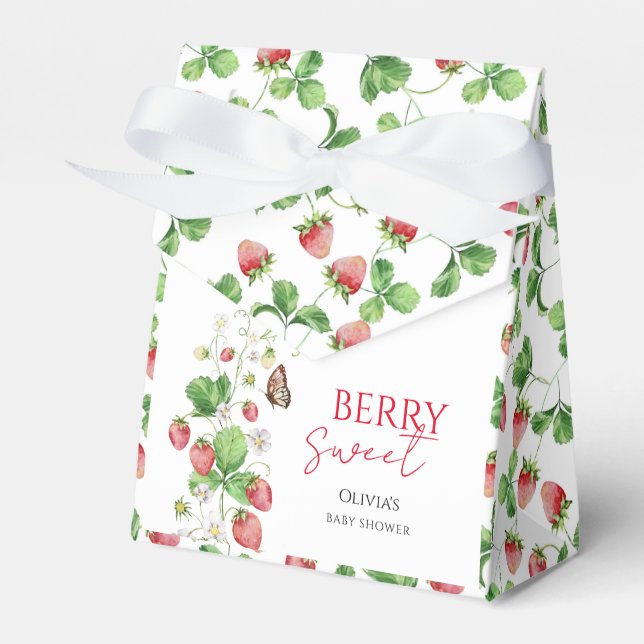 Ballotins Douce Baby Shower aux Fraises (Verso)