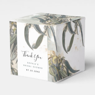 Ballotins Douce Délicate Feuilles d'Eucalyptus Aquarelle pou