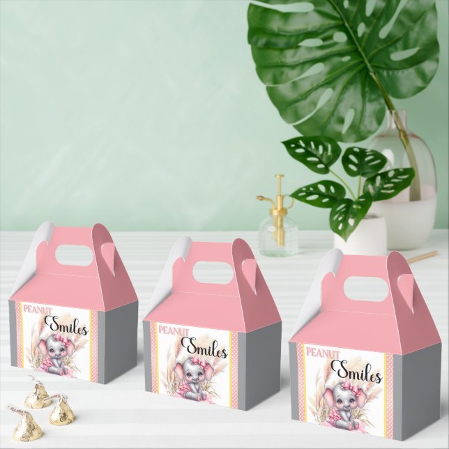 Ballotins Douce Éléphant Rose - Sourires de Cacahuète (Multiple)