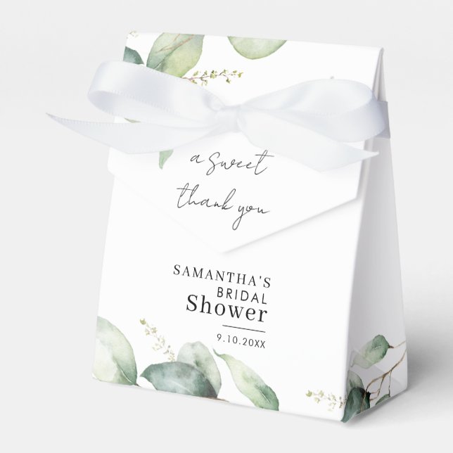 Ballotins Douce Fleur d'Eucalyptus pour la Fête de Mariée (Verso)