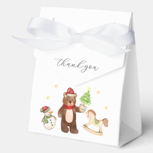 Ballotins Douce Ourson de l'Hiver Bonhomme de Neige Baby Sho