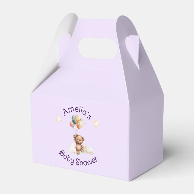 Ballotins Douce petite sur le chemin Fête bébé lavande (Verso)