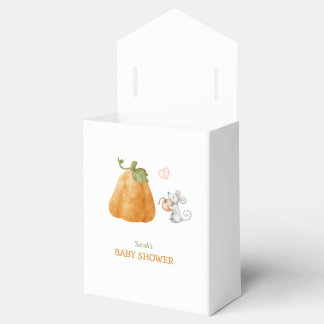 Ballotins Douce Souris Citrouille Baby Shower d'Automne
