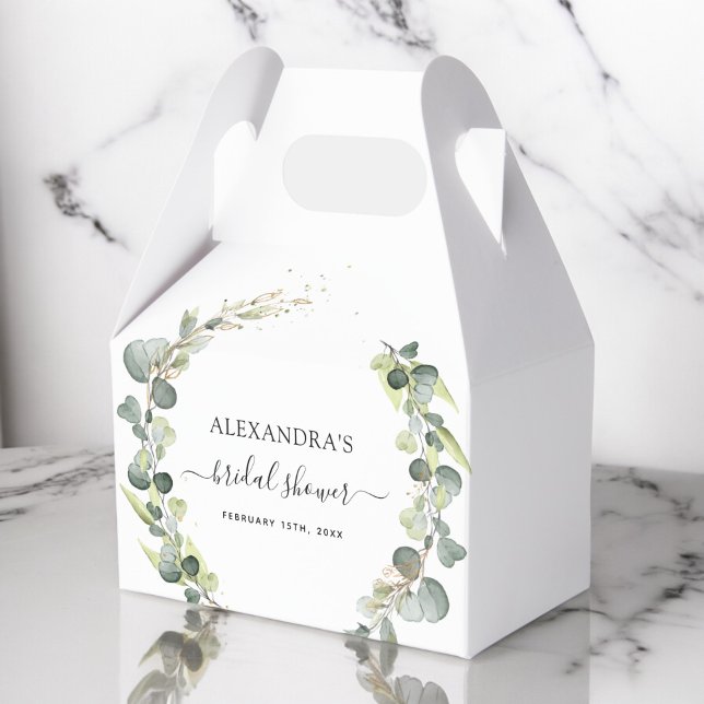 Ballotins Douceur de mariage Eucalyptus Végétal Succulent (Créateur téléchargé)