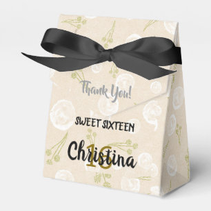 Ballotins Douze ans sucrés en points polka roses personnalis