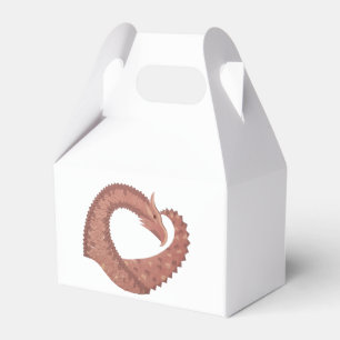 Ballotins Dragon cardiaque Brown en blanc