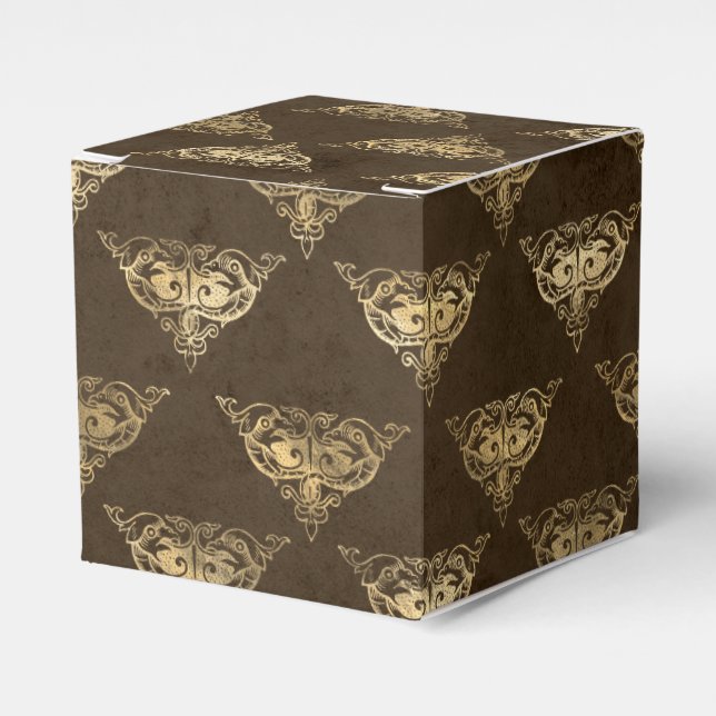 Ballotins Dragon de cuivre et d'or (Verso)