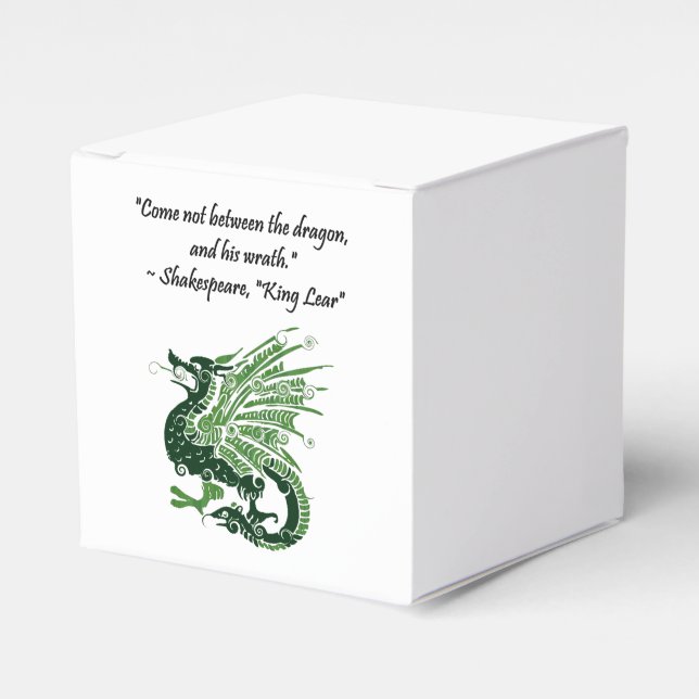 Ballotins Dragon et sa colère Shakespeare King Lear Dessin (Verso)