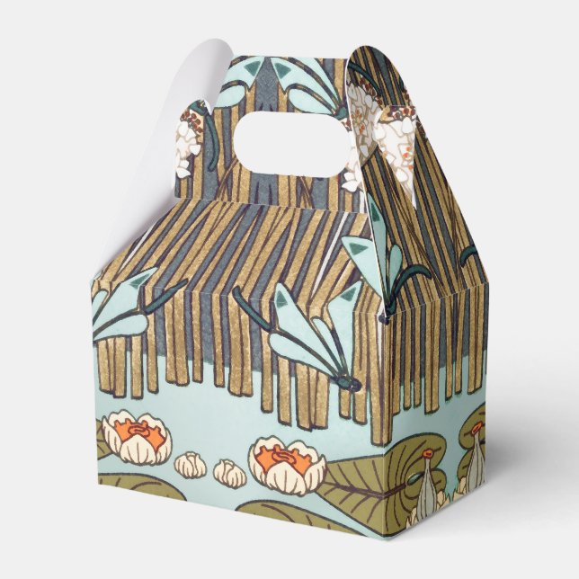 Ballotins Dragonflies Water Lilies Marais Art Nouveau (Verso)