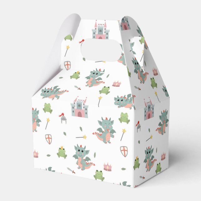 Ballotins Dragons Knights Fairytale Château médiéval (Verso)