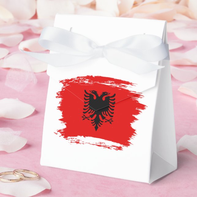 Ballotins Drapeau albanais (Mariage)