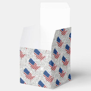 Ballotins Drapeau américain étoiles et bandes 4 juillet Pail