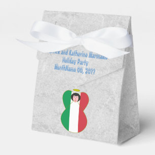 Ballotins Drapeau Angel italien Cheveux noirs