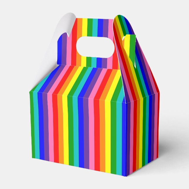 Ballotins Drapeau de fierté arc-en-ciel à huit bandes vertic (Verso)