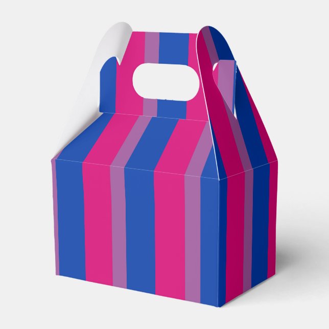 Ballotins Drapeau de fierté bisexuelle verticale (Verso)