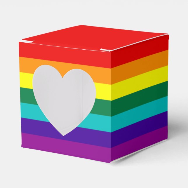 Ballotins Drapeau de la Fierté arc-en-ciel 7 bandes (Verso)