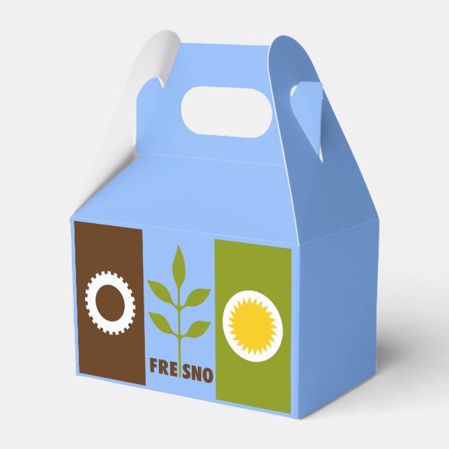 Ballotins Drapeau de la ville de Fresno, Californie Ballotin (Verso)