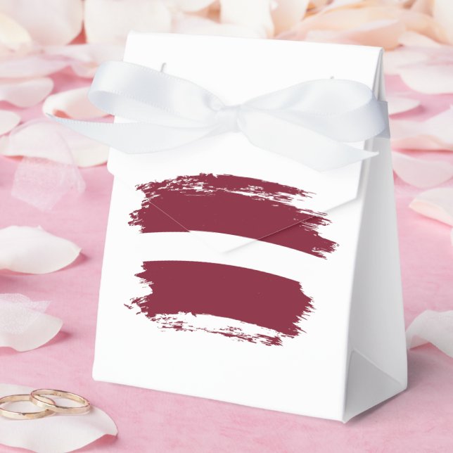 Ballotins Drapeau de Lettonie (Mariage)