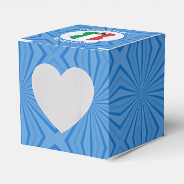 Ballotins Drapeau italien d'ange pour Hanukkah (Verso)